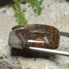 Jasper Gemstone in 25.3 x 16.8 mm Size for Sale, Jasper Stone in Multicolor Color