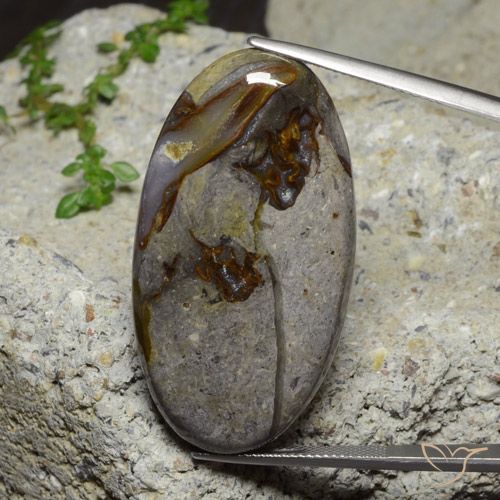 46.39ct Natural Multicolor Jaspe, Ovalada, Opaco, Photo A