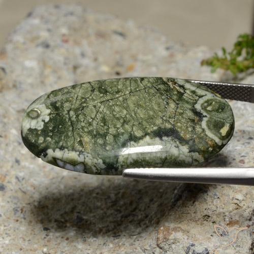 Jasper Gemstone in 35.3 x 21.1 mm Size for Sale, Jasper Stone in Multicolor Color