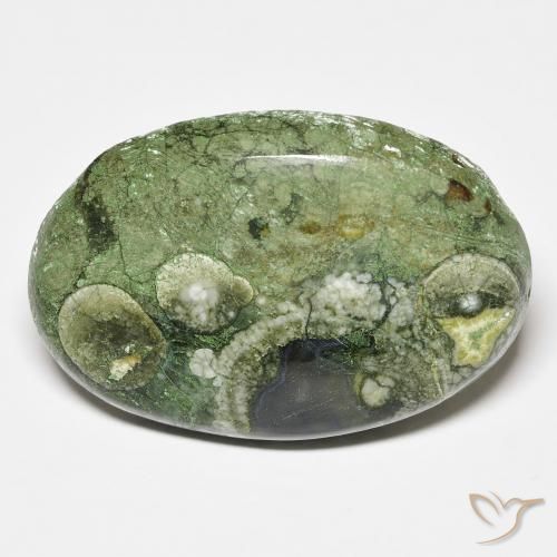 19.43ct Natural Multicolor Jasper, Oval, Opaque