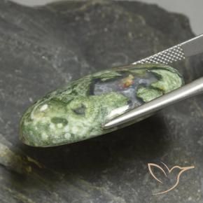Jasper Gemstone in 31.3 x 19.9 mm Size for Sale, Jasper Stone in Multicolor Color