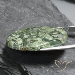 Jasper Gemstone in 35.4 x 24.3 mm Size for Sale, Jasper Stone in Multicolor Color