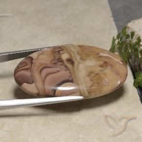 Jasper Gemstone in 32.3 x 20.1 mm Size for Sale, Jasper Stone in Multicolor Color