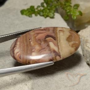 Jasper Gemstone in 30.2 x 19.5 mm Size for Sale, Jasper Stone in Multicolor Color