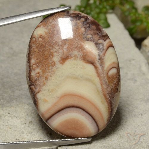 18.14ct Natural Multicolor Jasper, Oval, Opaque