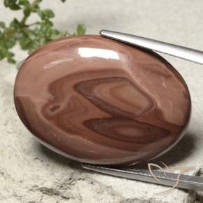 32.47 ct Multicolor Jasper Stone, Natural Jasper in Oval Cabochon Shape for Sale