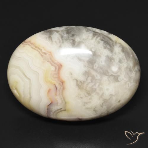 46.47ct Natural Multicolor Jasper, Oval, Opaque