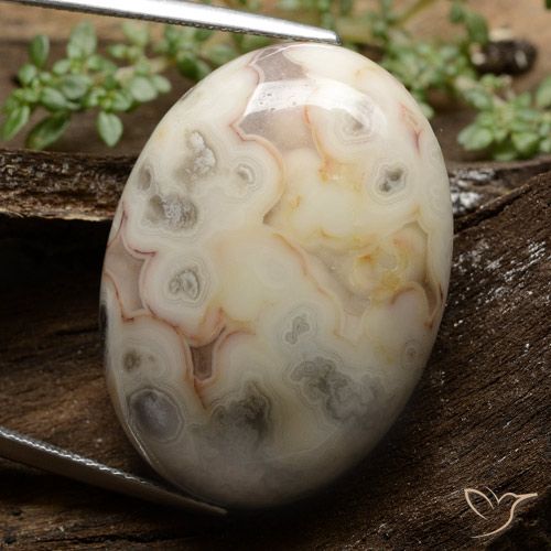 44.66ct Natural Multicolor Jasper, Oval, Opaque