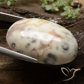 Jasper Gemstone in 30 x 22 mm (calibrated) Size for Sale, Jasper Stone in Multicolor Color