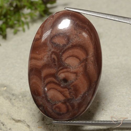 26.85ct Natural Multicolor Jasper, Oval, Opaque
