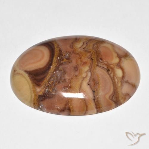 Jasper Gemstone in 30 x 22 mm (calibrated) Size for Sale, Jasper Stone in Multicolor Color