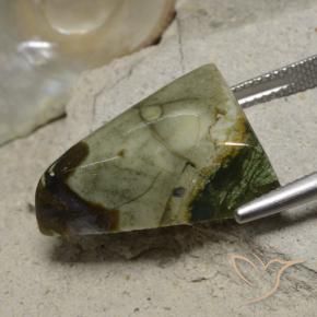 Jasper Gemstone in 21.8 x 16.2 mm Size for Sale, Jasper Stone in Multicolor Color
