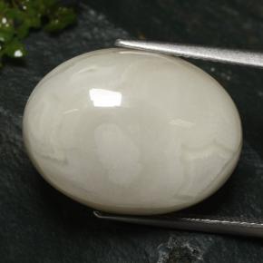 18.01 ct Multicolor Jasper Stone, Natural Jasper in Oval Cabochon Shape for Sale