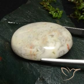 Jasper Gemstone in 30 x 22 mm (calibrated) Size for Sale, Jasper Stone in Multicolor Color