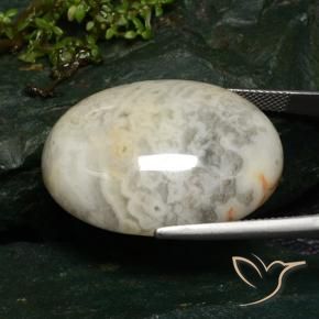 Jasper Gemstone in 30 x 22 mm (calibrated) Size for Sale, Jasper Stone in Multicolor Color