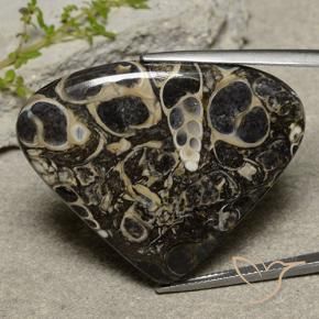 41.63 ct Multicolor Jasper Stone, Natural Jasper in Pear Cabochon Shape for Sale