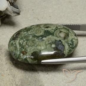 Jasper Gemstone in 30 x 22 mm (calibrated) Size for Sale, Jasper Stone in Multicolor Color