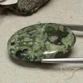 Jasper Gemstone in 31.3 x 21.1 mm Size for Sale, Jasper Stone in Multicolor Color