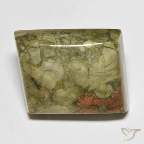 17.80ct Natural Multicolor Jasper, Fancy, Opaque