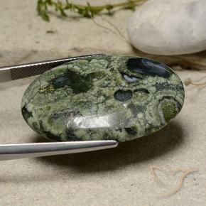 Jasper Gemstone in 33.7 x 23.2 mm Size for Sale, Jasper Stone in Multicolor Color