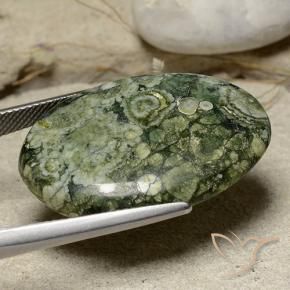 Jasper Gemstone in 29.8 x 20.9 mm Size for Sale, Jasper Stone in Multicolor Color