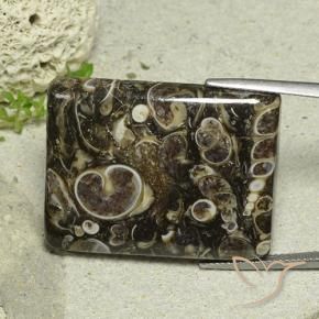 49.70 ct Multicolor Jasper Stone, Natural Jasper in Baguette Cabochon Shape for Sale