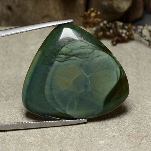 26.70ct Natural Multicolor Jasper, Pear Shape, Opaque