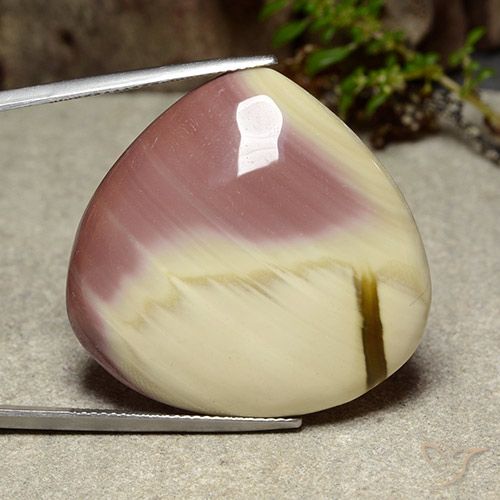 64.31ct Natural Multicolor Jasper, Pear Shape, Opaque