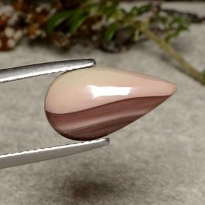 2.81 ct Multicolor Jasper Stone, Natural Jasper in Pear Cabochon Shape for Sale