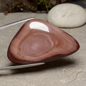 50.04 ct Multicolor Jasper Stone, Natural Jasper in Shark Fin Cabochon Shape for Sale