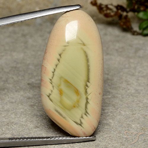 16.99ct Natural Multicolor Jasper, Fancy, Opaque