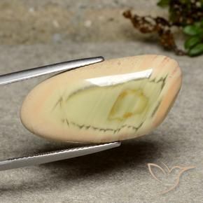 16.99 ct Multicolor Jasper Stone, Natural Jasper in Shark Fin Cabochon Shape for Sale
