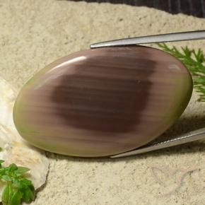 50.81 ct Multicolor Jasper Stone, Natural Jasper in Oval Cabochon Shape for Sale