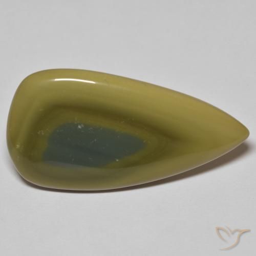 25.13 ct Multicolor Jasper Stone, Natural Jasper in Pear Cabochon Shape for Sale