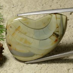 25.50 ct Multicolor Jasper Stone, Natural Jasper in Fancy Cabochon Shape for Sale