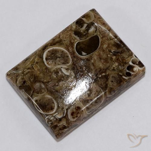 Jasper Gemstone in 21.4 x 16.3 mm Size for Sale, Jasper Stone in Multicolor Color