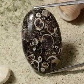 Многоцветный Яшма Камень - 20.2ct Овал Кабошон (ID: 486835)