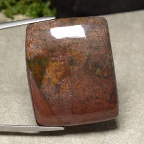 Multicolor Jaspe Gema - 47.5ct Corte Baguette y Cabujón (ID: 486846)