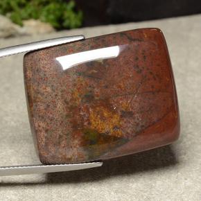 47.50 ct Multicolor Jasper Stone, Natural Jasper in Baguette Cabochon Shape for Sale