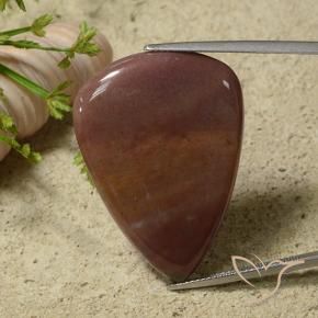 34.75 ct Multicolor Jasper Stone, Natural Jasper in Pear Cabochon Shape for Sale