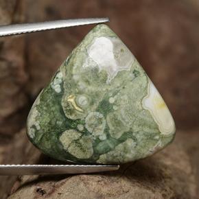 Multicolor Jaspe Gema - 17.2ct Cabujón Pera (ID: 486921)