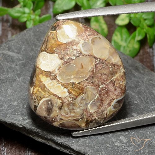 17.47ct Natural Multicolor Jasper, Fancy, Opaque