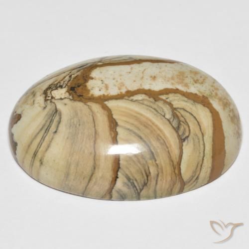 Jasper Gemstone in 33 x 23.6 mm Size for Sale, Jasper Stone in Multicolor Color