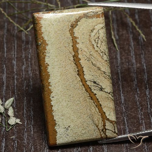 45.53ct Natural Multicolor Jasper, Baguette, Opaque