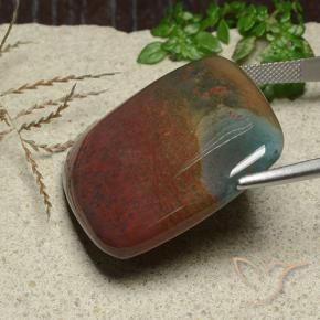 Jasper Gemstone in 31.5 x 30.7 mm Size for Sale, Jasper Stone in Multicolor Color