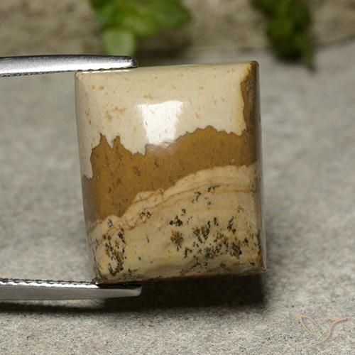 17.73ct Natural Multicolor Jasper, Baguette, Opaque