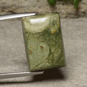 9.00 ct Multicolor Jasper Gemstone, Jasper Gem in Baguette Cabochon Shape for Sale.