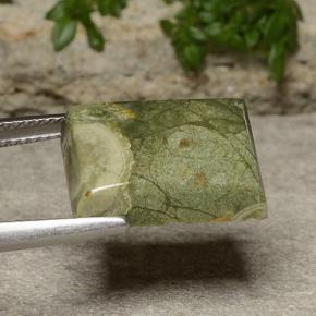 Jasper Gemstone in 16.1 x 11.3 mm Size for Sale, Jasper Stone in Multicolor Color