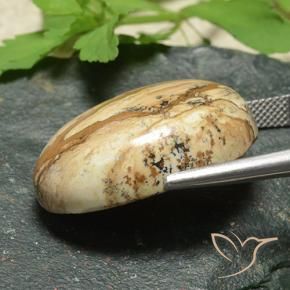 Jasper Gemstone in 27 x 20 mm (calibrated) Size for Sale, Jasper Stone in Multicolor Color
