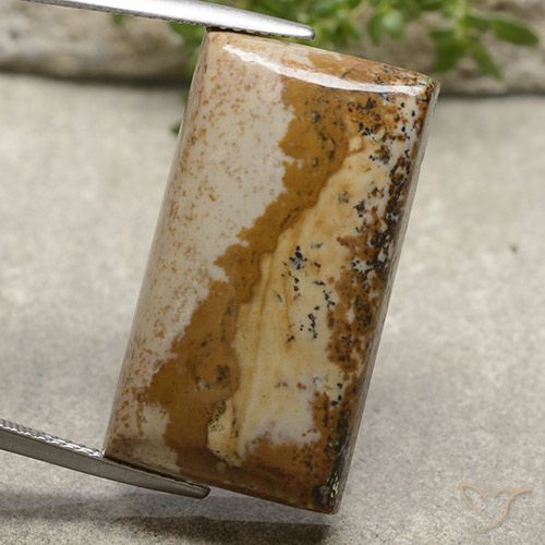 26.55ct Natural Multicolor Jasper, Baguette, Opaque